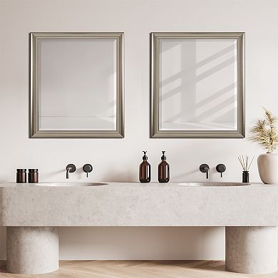 Head West Oil-Rubbed Framed Wall Mirror