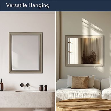 Head West Oil-Rubbed Framed Wall Mirror