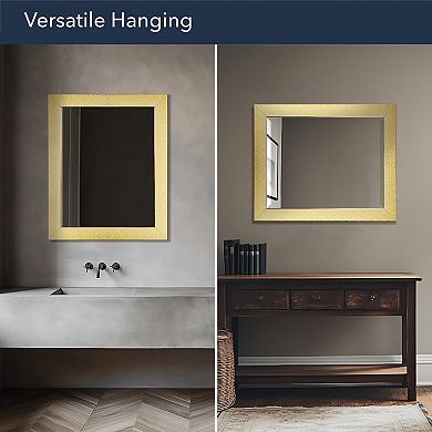 Head West Tile Textured Frame Vanity Accent Mirror