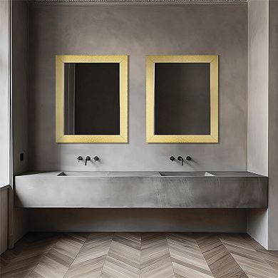 Head West Tile Textured Frame Vanity Accent Mirror