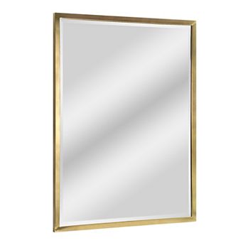 Head West Stainless Steel Framed Rectangle Wall Mirror