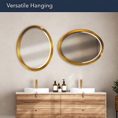 Head West Oval Framed Bathroom Mirror