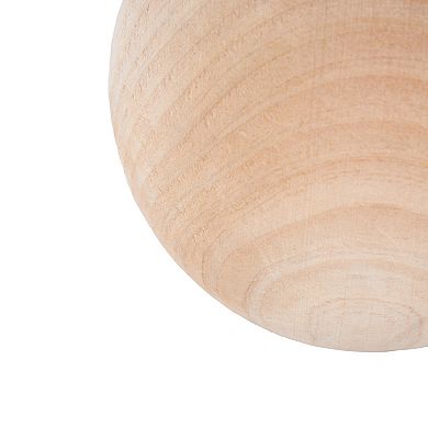 Stella & Eve Wooden Decorative Orbs Table Decor Set