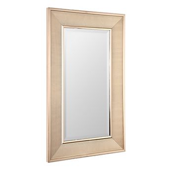 Head West Brush Nickel Paved Mirror