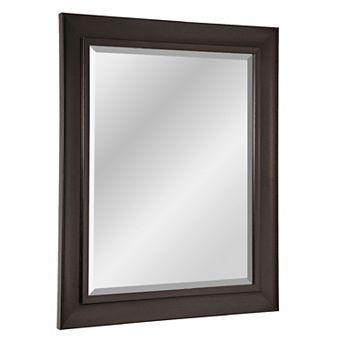 Head West Espresso Framed Wall Vanity Mirror