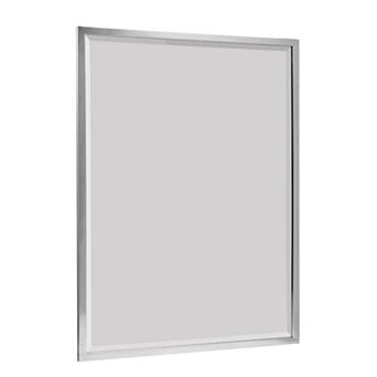 Head West Brushed Chrome Framed Wall Mirror