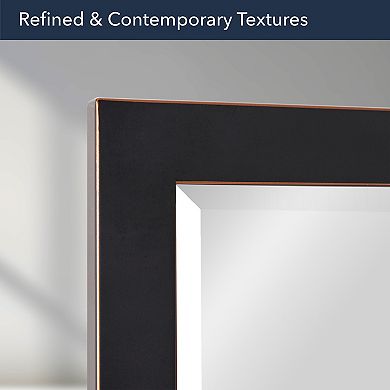 Head West Oil-Rubbed Steel Vanity Mirror