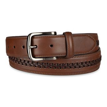Men's Columbia Braided Lace Stripe Casual Belt