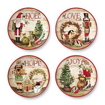 Certified International Nutcracker Parade Set of 4 Soup Bowls