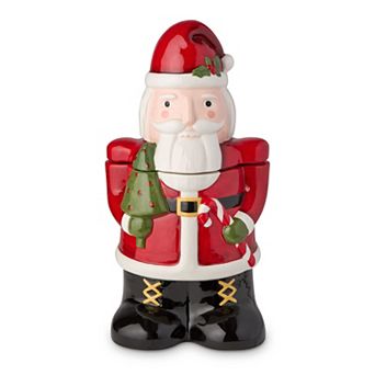 Certified International Nutcracker Parade 3-D Santa Cookie Jar