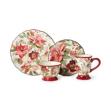 Certified International Winter Blooms 16-pc. Dinnerware Set