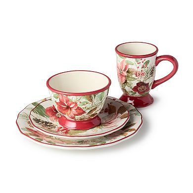 Certified International Winter Blooms 16-pc. Dinnerware Set