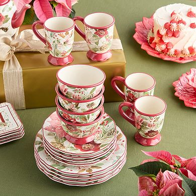 Certified International Winter Blooms 16-pc. Dinnerware Set