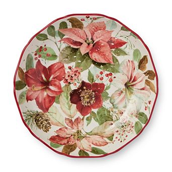 Certified International Winter Blooms 13 in Serving Bowl