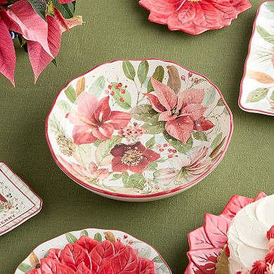 Certified International Winter Blooms 13-in. Serving Bowl