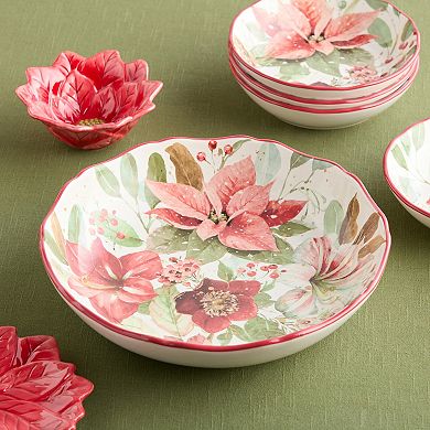 Certified International Winter Blooms 13-in. Serving Bowl