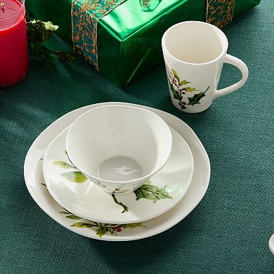 Certified International Holly And Vines 16-pc. Dinnerware Set