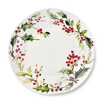 Certified International Holly And Vines 13-Inch Round Platter