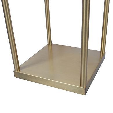 Glass Shelf Floor Lamp