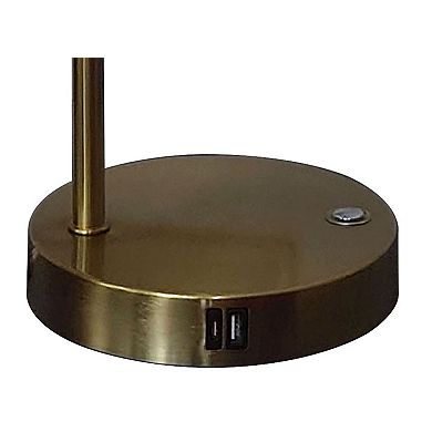 Antique Brass Bar Task Lamp