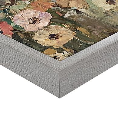 Masterpiece Antique Wilds I & II Floral Framed Canvas Wall Art 2-pc. Set