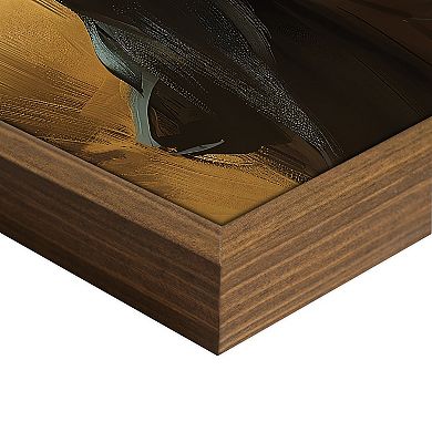 Masterpiece Cowboy Cow Framed Canvas Wall Art