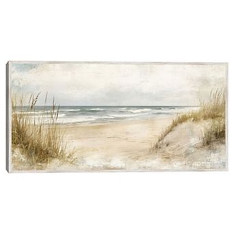 Masterpiece Sandy Dunes Panel Framed Canvas Wall Art