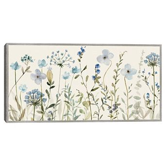 Masterpiece Fall Sketch Floral Framed Canvas Wall Art