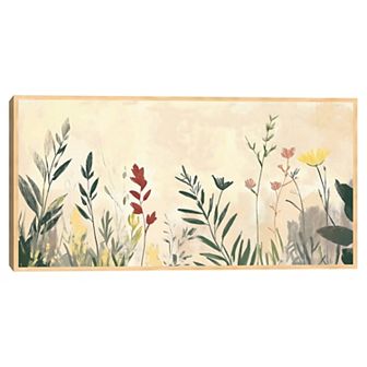 Masterpiece Stems & Flowers Framed Canvas Wall Art
