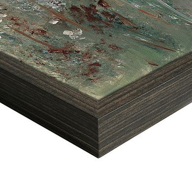 Masterpiece Wildflower Coastline Framed Canvas Wall Art