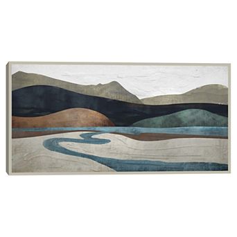 Masterpiece Layerscape Horizon Framed Canvas Wall Art