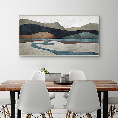 Masterpiece Layerscape Horizon Framed Canvas Wall Art