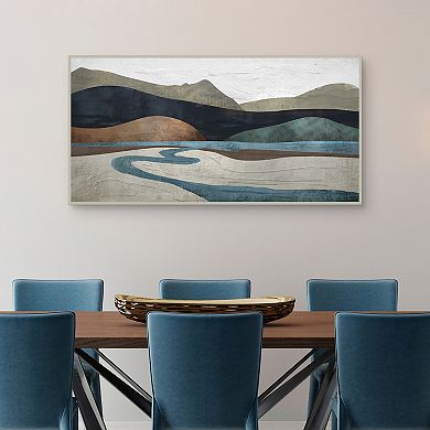 Masterpiece Layerscape Horizon Framed Canvas Wall Art