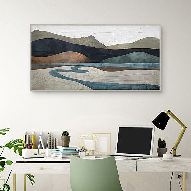 Masterpiece Layerscape Horizon Framed Canvas Wall Art