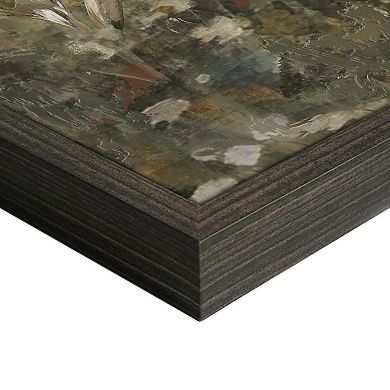 Masterpiece Perfect White Pinwheels Framed Canvas Wall Art