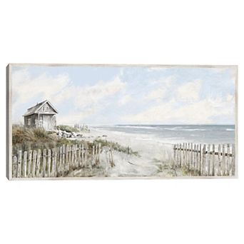 Masterpiece Summer Hideaway Coastal Framed Canvas Wall Art