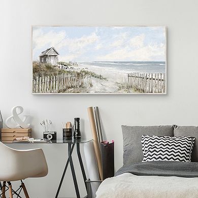 Masterpiece Summer Hideaway Coastal Framed Canvas Wall Art