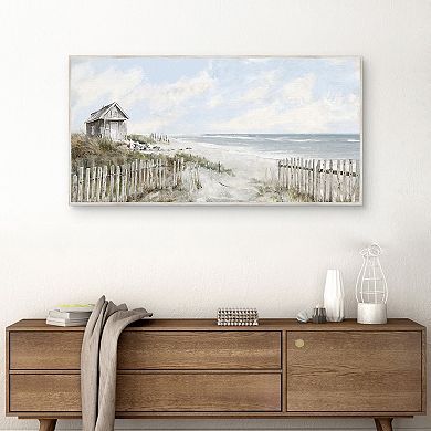 Masterpiece Summer Hideaway Coastal Framed Canvas Wall Art