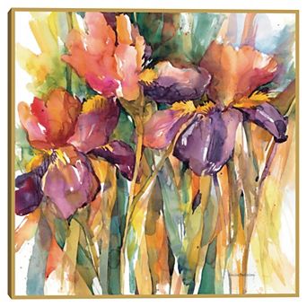 Masterpiece Together 1 Floral Framed Canvas Wall Art