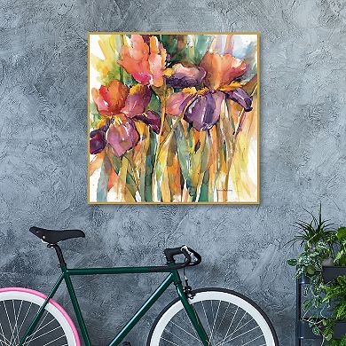 Masterpiece Together 1 Floral Framed Canvas Wall Art