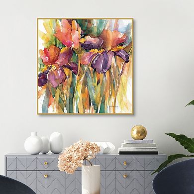 Masterpiece Together 1 Floral Framed Canvas Wall Art