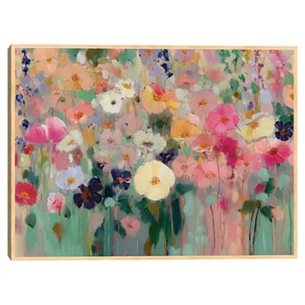 Masterpiece Teachers Floral Framed Canvas Wall Art