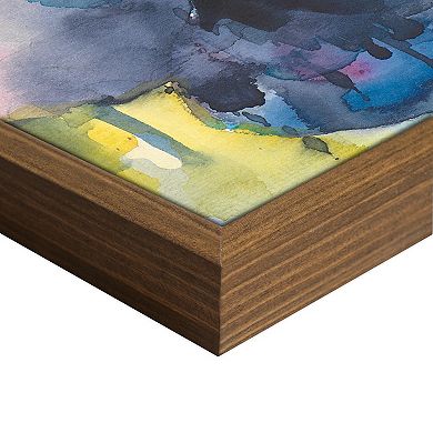 Masterpiece Picture Perfect Pansies Framed Canvas Wall Art