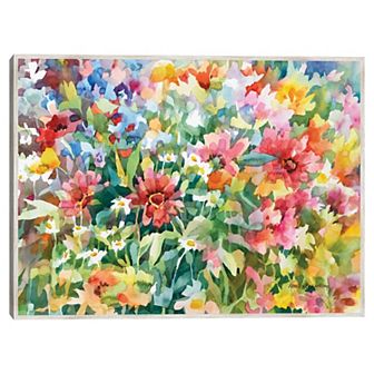 Masterpiece Seasonal Soiree Floral Framed Canvas Wall Art