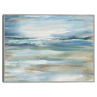 Masterpiece Reflected Skies Framed Canvas Wall Art