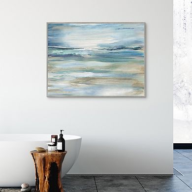 Masterpiece Reflected Skies Framed Canvas Wall Art