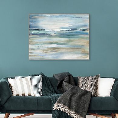 Masterpiece Reflected Skies Framed Canvas Wall Art