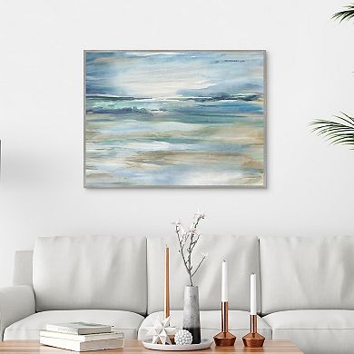 Masterpiece Reflected Skies Framed Canvas Wall Art