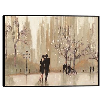 Masterpiece An Evening Out Framed Canvas Wall Art