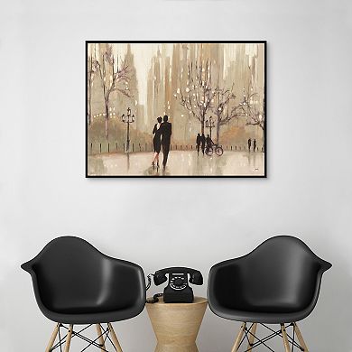 Masterpiece An Evening Out Framed Canvas Wall Art